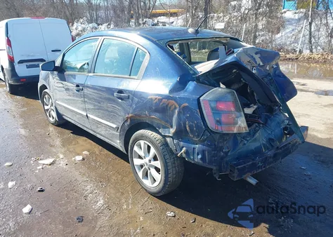 2010 Nissan Sentra 2.0Sl из США, поврежденный, VIN 3N1AB6APXAL705165